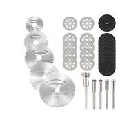 hJNGdU Metal Cutting Tool Accessories Set 32 Pcs Compatible With Dremel 31 30 Pcs Circular Saw Sanding Grinding Wheel Cutting Disc(30PCS)