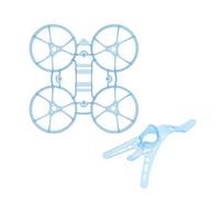 hJNGdU Meteor65 Air Brushless Quadcopter Compatible With BWhoop 65MM Frame 1S Drone(BLUE CANOPY FRAME)