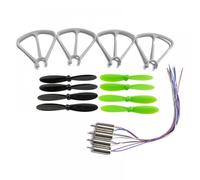 hJNGdU NI RC Drone V9 4D-V9 Quadcopter Replacement Maple Leaf Guard Motors And Engines Compatible With NI RC Drone V9 4D-V9(A)