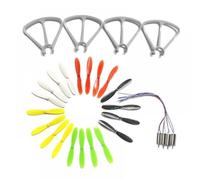 hJNGdU NI RC Drone V9 4D-V9 Quadcopter Replacement Maple Leaf Guard Motors And Engines Compatible With NI RC Drone V9 4D-V9(E)