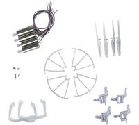 hJNGdU Quadcopter Motors And Propeller Set Compatible With X5 X5C Drone Accessories Replaceable Parts 18x Drone Motors Propellers