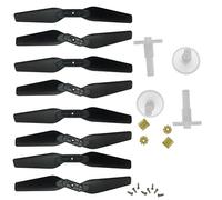 hJNGdU RC 4D-V4 Quadcopter Compatible Spare Parts Including Arms Motor Propellers Gears Accessories Compatible with V4(8BLADES GEARS)
