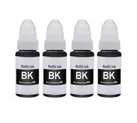 hJNGdU Refill Dye Ink Compatible With Refillable Inkjet Printer G2200 G2210 G3200 G3210 G4200 G4210 G1020 G2020 G3020 G3060 G1220 G2260(4pcs BK)