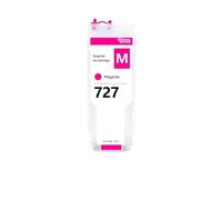hJNGdU Refillable Ink Cartridge 300ML With Permanent Chip For 727 XL Compatible With DesignJet T920 T930 T1500 T1530 T2500 T2530 Printers(Magenta)