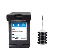 hJNGdU Refillable Ink Cartridge Compatible With 704 704XL - Ink Advantage 2010-K010a 2060-K110a Printer(HP704XL BK R)