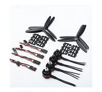hJNGdU RS2205 2205 2300KV CW CCW Brushless Motor Compatible With LittleBee 20A 30A BLHeli_S ESC Compatible With RC QAV250 X210 Racing Drone Multicopter(2205 20A 5045 4PCS)