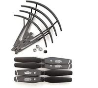 hJNGdU S167 GPS S166 RC Drone Protective Cover Propeller Guard Frame Protector Compatible With S167 Drone And Compatible Models Replaceable Spare Parts Color A