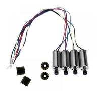 hJNGdU S167 S166 RC Drone Spare Parts Compatible Propellers Protection Frame CSJ S167 GPS Quadcopter Arms Motor Gear Shafts And Screws(4PCS 7.4V MOTOR)