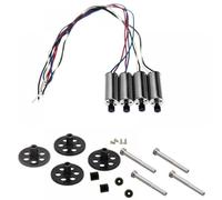 hJNGdU S167 S166 RC Drone Spare Parts Compatible Propellers Protection Frame CSJ S167 GPS Quadcopter Arms Motor Gear Shafts And Screws(3.7V MOTOR KITA)
