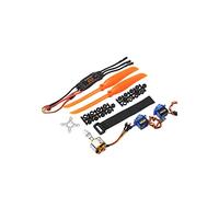 hJNGdU SG90 Brushless Motor A2212 2200KV 1400KV With 40A ESC And 6035 8060 Propeller Compatible With SG90 9G Servo Compatible With RC Fixed Wing And Helicopter(1400KV ESC TPLUG)