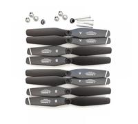 hJNGdU Spare Propellers And Aluminum Shaft Compatible With S166GPS S167 S167GPS RC Quadcopter Drone Parts