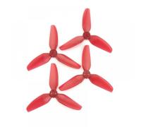 hJNGdU T3X3X3 3030 3-PC Propeller CW CCW Polycarbonate 3 Inch Compatible With RC Racing Freestyle Parts Accessories(2PAIRS T3X3X3 RED)