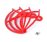 hJNGdU Universal Bumper Protector Set Compatible with QAV250 210 180 Quadcopter Racer 4 Inch 5 Inch Compatible With Various Racing Drones 4Pcs/Set(4 INCH RED)