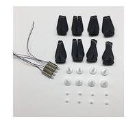 hJNGdU V4 RC Drone 4k WiFi Quadcopter Compatible Spare Parts Arm Propeller Engine Guard Gear Accessories(L)