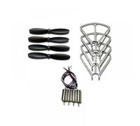 hJNGdU V9 NI Drone RC 4D-V9 Quadcopter Replacement Parts Maple Leaf Guard Motor Engines Compatible Accessories(F)