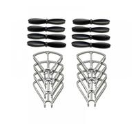 hJNGdU V9 NI Drone RC 4D-V9 Quadcopter Replacement Parts Maple Leaf Guard Motor Engines Compatible Accessories(B)