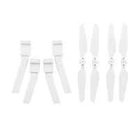 hJNGdU X8 SE Drone Protector With Propeller Landing Gear Legs And Propeller Guard Compatible With Compatible RC Quadcopter Accessories(WHITE-LEG-PROPS)