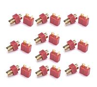 hJNGdU XT30 XT30U MR30 XT60 XT60H MR60 XT60PW XT90 XT90S Connector Plug Compatible With Quadcopter Multicopter 5 Or 10 Pairs(10PAIR T-PLUG)