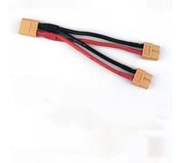 hJNGdU XT60 Parallel Connector Male Female Dual Extension Splitter 3 Way 14AWG Wire Compatible With RC Motor(XT60 1 F TO 2 M)