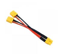 hJNGdU XT60 Parallel Connector Male Female Dual Extension Splitter 3 Way 16AWG Wire Compatible With RC Motor(1 FEMALE TO 2 MALE)