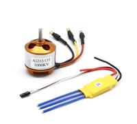 hJNGdU XXD A2212 A2208 930KV 1000KV 1400KV 2200KV 2700KV Brushless Motor With 30A Brushless ESC Compatible With RC Drone(A2212 KV1000 30A ESC)