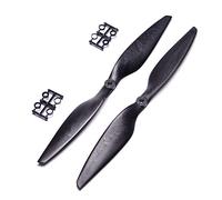 hJNGdU ZD550 ZD850 Compatible 12x4.5 Carbon Fiber Nylon Balance Propellers 2/4Pairs 1245 Prop 1245R CW CCW(4PAIRS BLACK)