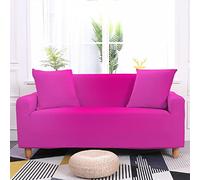 HJOSWVNS Sofa Cover Rose Red Sofa Slipcovers Super Soft High Stretch Couch Covers Polyester Spandex Sofa Protector Non Slip Sofa Covers With Elastic Bottom Settee Covers 1 Seater