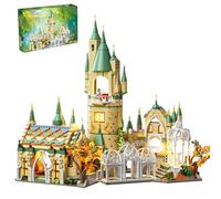 HJPLPXH Magic Medieval Castle Architecture Building Block Sets, Creative Ideals Gifts for Boys Girls Adults (1555PCS)