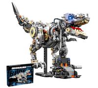 HJPLPXH Mechanical T-Rex Dinosaur Building Set with LED Light, Dino Model