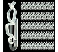 HJQ C7 C9 All-in-One Clip Plus 100 Pack Heavy Duty PP Christmas Light Clips Outdoor Cold Resistant UV Roof Gutter Shingle Hooks