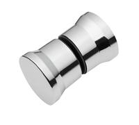 HJQFVASQ Handle HandlDoor Knob Bathroom Door Replacement Handle Chrome Plastic Handle Silver Wine Cabinet Handle Shower Glass Door Pulls(Black)