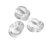 HJQFVASQ Security Protection Doorstop House Door Stop Transparent Silicone Handle Protector Home Hardware Ding Prevention Guard(50Pcs-A)