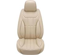 HJRegaFimu Car Seat Covers Fit For Dacia Jogger Extreme/Logan MCV/Duster Nova leather waterproof and breathable 5-seat seat cover auto parts，Beige
