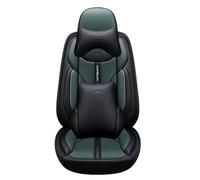 HJRegaFimu Universal Car Seat Covers Waterproof Leather Full Set, To Fit Most Cars, Side Airbag Compatible, Can Protect Front and Rear Seats, Green