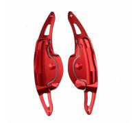HJTEDHE Auto Steering Wheel Paddle Shifter Cover Car Steering Wheel Paddles Extender Shift for Hyundai for La Festa 2019-2021(Red)