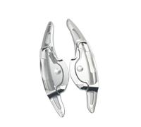 HJTEDHE Auto Steering Wheel Paddle Shifter Cover Car Steering Wheel Paddles Extender Shift for Hyundai for La Festa 2019-2021(Silver)