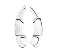 HJTEDHE Car Paddle Shifter Extension Cover for Ford for Mondeo Edge Car Steering Wheel Shift Paddle Extended(Silver)