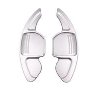 HJTEDHE Car Shift Paddle Extensions Accessories for Audi for TT TTS MK2 8J A5 S5 Coupe A4 B8 A3 8P S3 Q5 A8 R8 Sportback Quattro Sline Steering Wheel Paddle Shifter Extension(Silver)