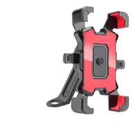 HJTEDHE Motorbike Phone Mount Motorcycle Phone Mount, Bike Mobile Holder, Handlebar Rearview Mirror Clip For Bicycle Scooter, IPhone More 4.8-6.8" Cell Phones(Red a)