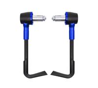 HJTEDHE Motorcycle Brake Clutch 22mm/0.87" Universal Adjustable Motorcycle Handguards, Windshield Protector, Modified Gearshift Gearguard(Blue)