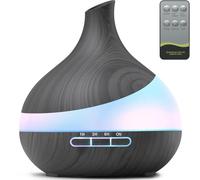 HJTHJT 500ml Essential Oil Diffuser: Aroma Diffuser with Remote Control for Hotel, SPA, Yoga Room, Humidifiers for Bedroom with 14 Colors LED Night Light for Kids and Women