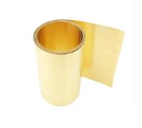 HJtRTDF copper foil， 1Meter Thin Brass Strip Sheet Gold Film Thickness 0.1mmfor DIY projects Foil Plate H62(0.01x100x1000mm)
