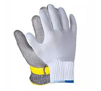 HJtRTDF cut resistant gloves， Wood Carving Glass Cutting Garment Safety Work Cut Resistant Gloves(2PCS/XS)
