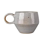 HJtRTDF Mugs， White Stoneware Cup Handmade Small Concentrated Mug Hand-Brewed Office Family Milk