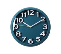 HJtRTDF wall clock， Art Decoration Silent Wall Clock Is Easy To Read And Automatic Time, Suitable For Living Room, Bedroom, Restaurant(Blue)