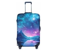 HJTRW Cool star river Travel Luggage Cover Elastic Washable Suitcase Cover Protector Fashion Stretch Baggage Covers Dustproof Suitcase Sleeve Fits 18-32 inch luggage, Black, XL