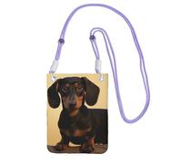 HJTRW Small Crossbody Bags for Women Cell Phone Bag Mini Sling Bag A cute dachshund Phone Purses Cellphone Wallet