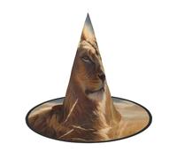 HJTRW Women's Witch Hat Oversized Witches Hats Prairie lion Halloween Wizard Hat Party Cosplay Costume Accessory