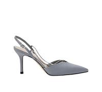 HJUGHPN Heels Women's High Heeled Shoes Pointed Ankle Buckle Strap High Heeled Shoes(Gray,3.5 UK)