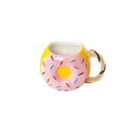 HJUGHPN Mugs Ceramic Donut Shape Coffee Cup With Handle Ceramic Cup Bread Biscuit Mug Desktop Decorative Cup Drinking